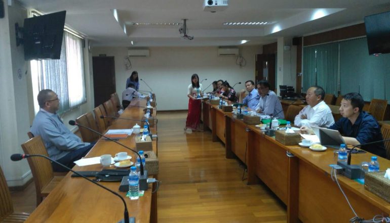 ပရိေဘာဂျမွင့္တင္ေရးအစည္းအေ၀းက်င္းပျပဳလုပ္ျခင္း